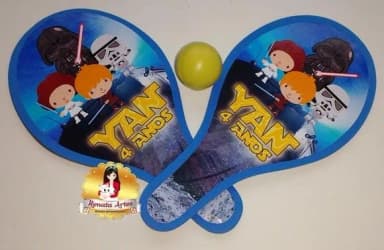 Raquetes de Ping Pong Tema Star Wars Cute