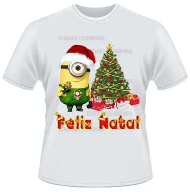 Camiseta Minions Natal