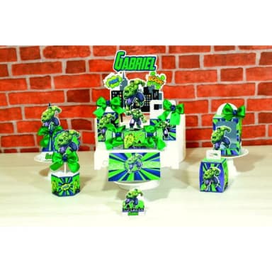Kit 60 Lembrancinhas Hulk