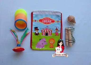 Mochila Boa Infância Tema Circo