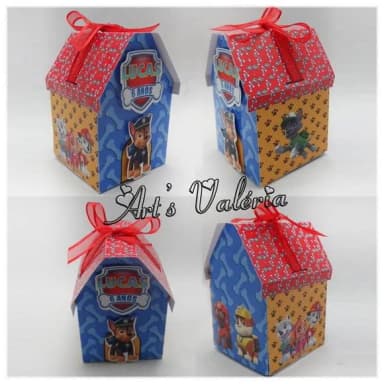 Caixinha Casinha da Patrulha Canina