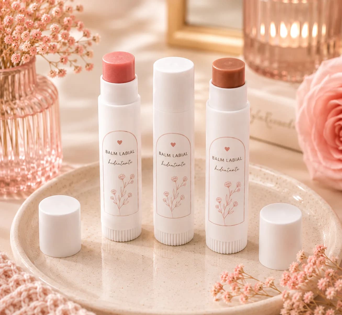 Lip Balm Hidratante Personalizado – Lembrancinha de Luxo para Aniversários, Empresas e Eventos