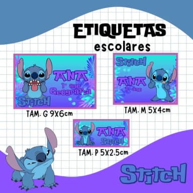 60 Etiquetas Escolares