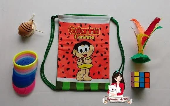 Mochila Brinquedos Retrô Tema Melancia