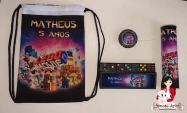 Kit Jogos na Mochila Lego Movie 2