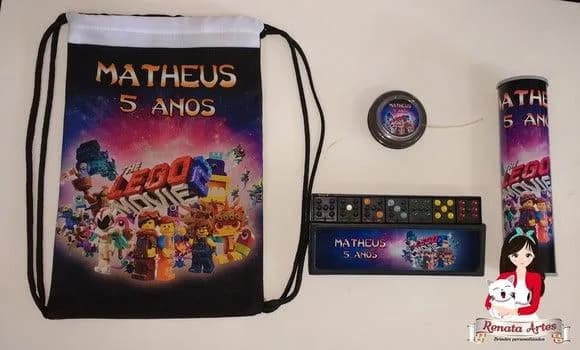 Kit Jogos na Mochila Lego Movie 2