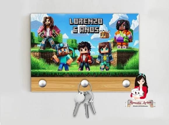 Porta Chaves Minecraft Filme