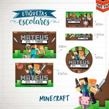 60 Etiquetas Escolares Personalizadas Prova D'agua