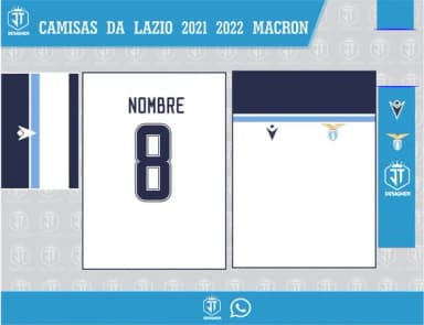 Vetor da Camisas-da-Lazio-2021-2022-Macron