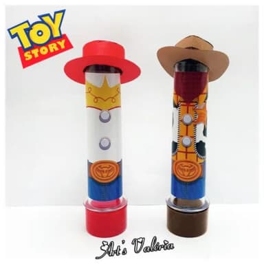 Tubete com Chapéu Jessie ou Woody do Toy Story - Cada