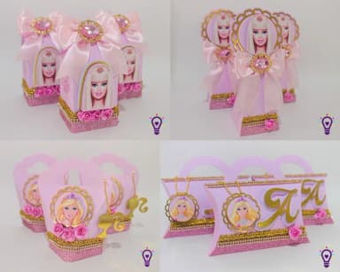 Kit 60 Lembrtancinhas - Barbie