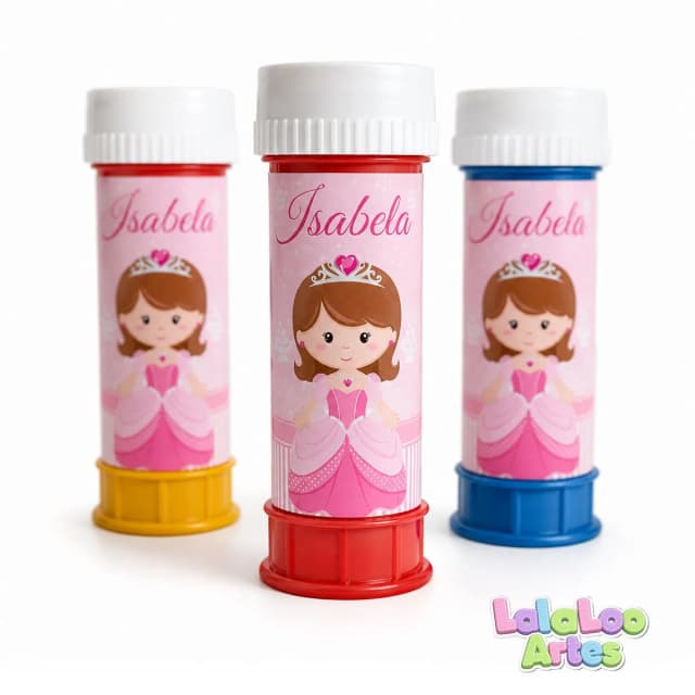 Bolha de Sabão Princesa Personalizado