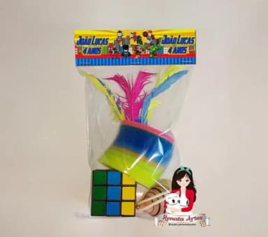 Kit Brinquedos Retrô Personalizado Tema Herois Baby