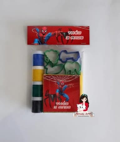 Kit Artes Personalizado Homem Aranha