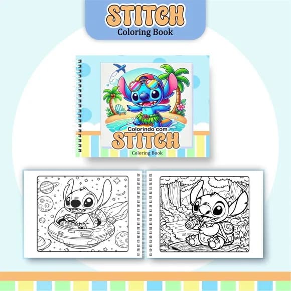 Arquivo Livro de Colorir Stitch 02