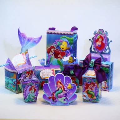 Kit 60 Lembrancinhas Ariel