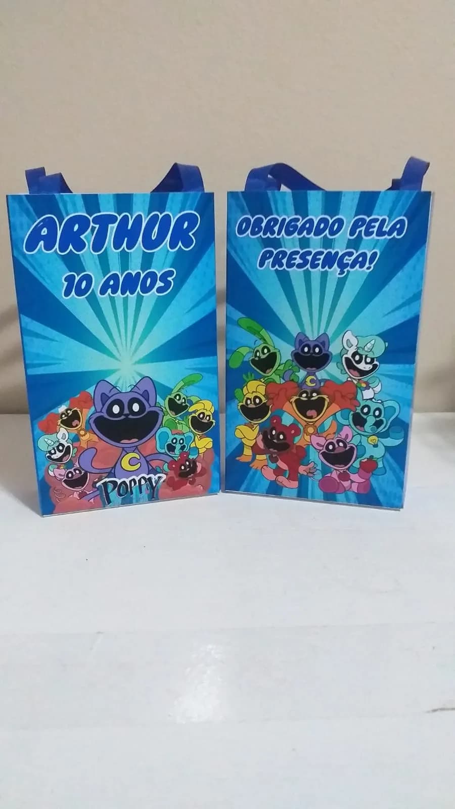 Sacolinhas Personalizadas Poppyplaytime para Lembrancinhas