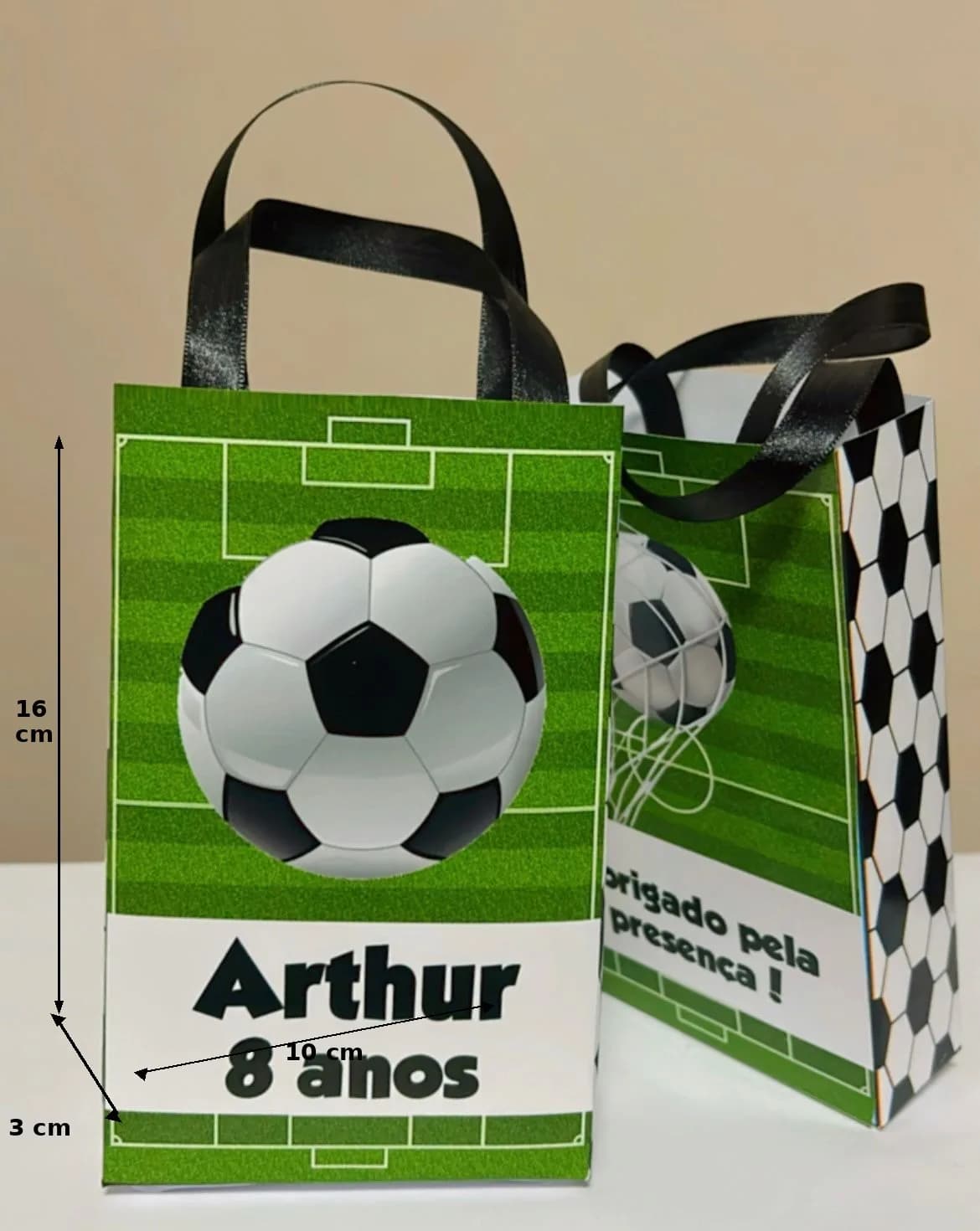 Sacolinhas Personalizadas Futebol Lembrancinhas Para Aniversário