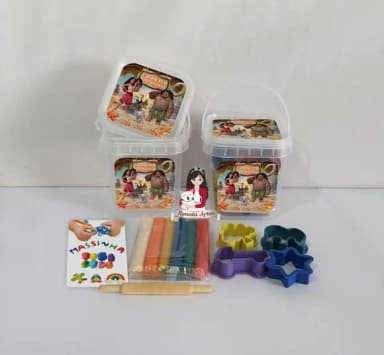 Kit Massinha no Baldinho Personalizado Moana 2