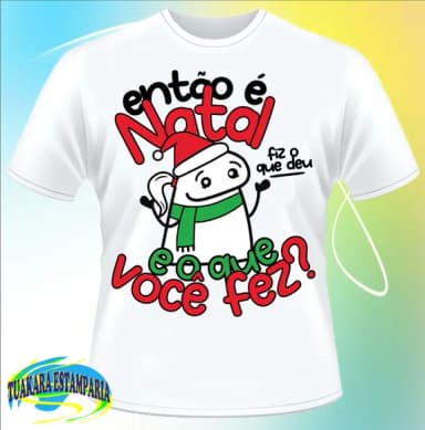 Camiseta Natal Flork 03 o Que Você Fez?