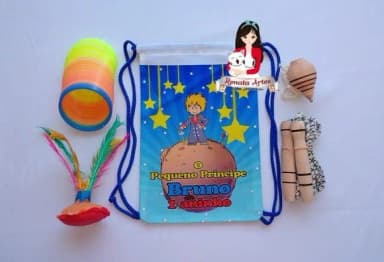 Mochila Boa Infância Tema Pequeno Príncipe 3
