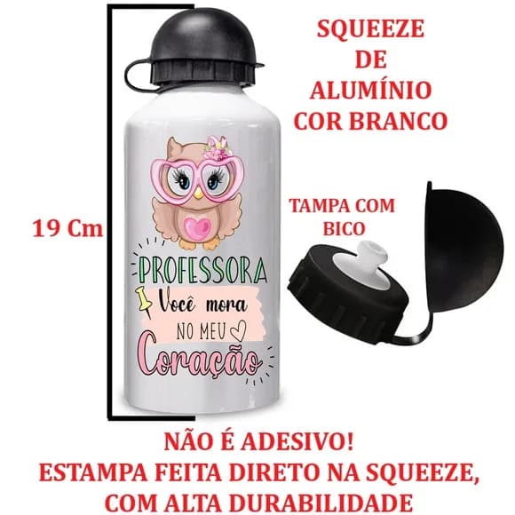 Squeeze de Alumínio Dia dos Professores