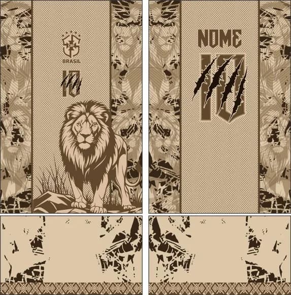 Arte Vetor Camisa Interclasse Leão Mod-819