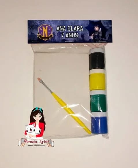 Kit Pintura Personalizado Wandinha