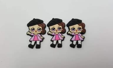 Aplique LOL Posh Emborrachado de 3,5cm