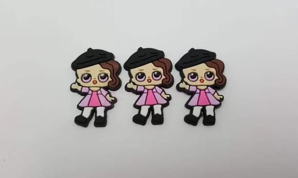 Aplique LOL Posh Emborrachado de 3,5cm