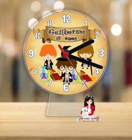 Relógio de Mesa Harry Potter