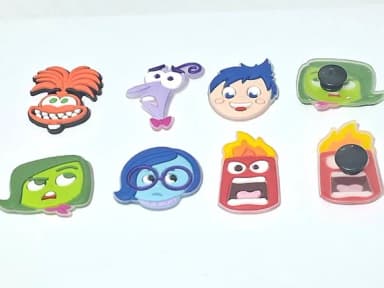 Pins de Crocs Divertidamente Emborrachado Pct C/6 Unidades