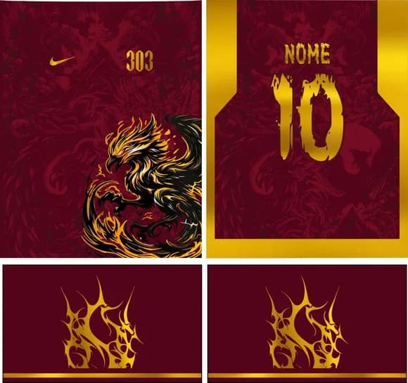 Arte Vetor Camisa Interclasse Fenix Mod-799
