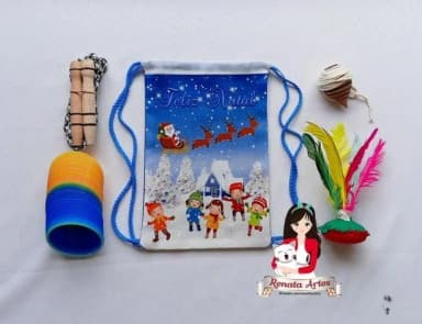 Mochila Boa Infância Tema Natal
