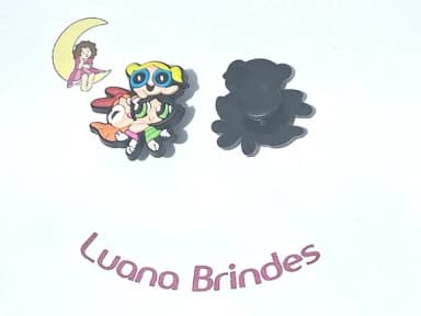 Pins de Crocs Meninas Super Poderosas Pacote com 4 Unidades