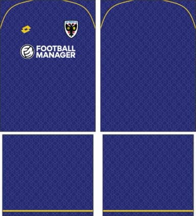 Arte Vetor Camisa Afc Wimbledon Local 2025-2026