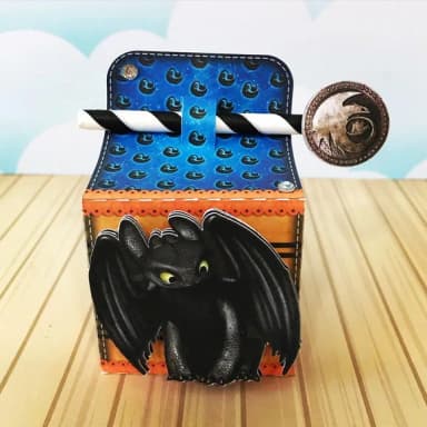 Kit 60 Lembrancinhas Como Treinar Seu Dragão