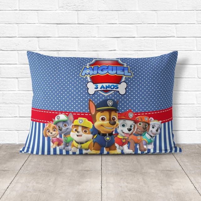 Almofadinha personalizada Patrulha canina