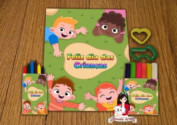 Kit Passatempo Personalizado Dia das Crianças