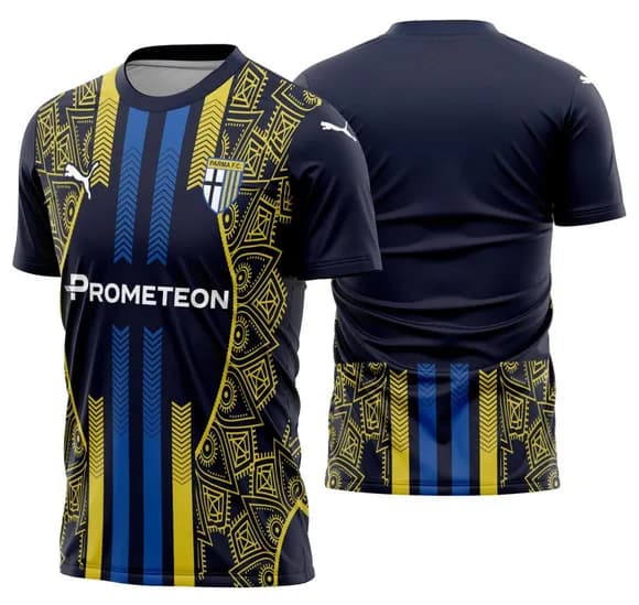 Arte Vetor Camisa Parma Calcio Concept 2025