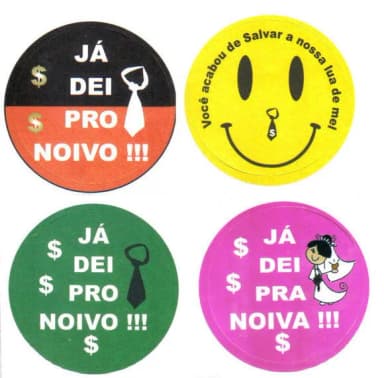Adesivos Divertidos - 5cm de Diâmetro - 01 peça