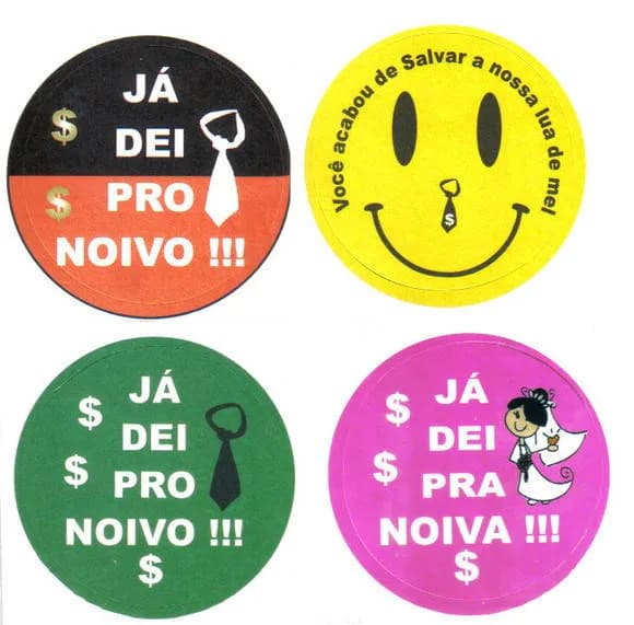 Adesivos Divertidos - 5cm de Diâmetro - 01 peça