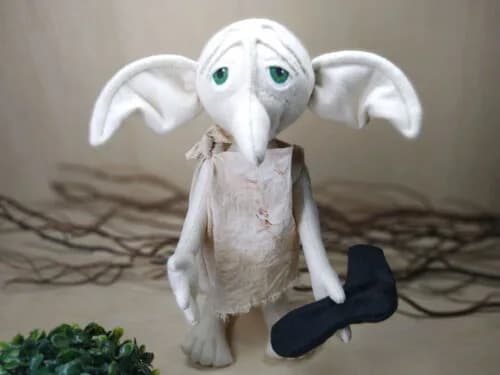 Dobby Harry Potter em Feltro