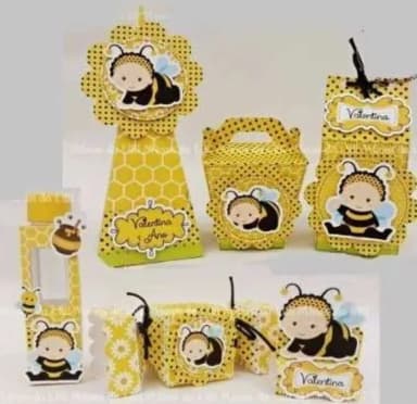 Kit 60 Lembrancinhas Abelha