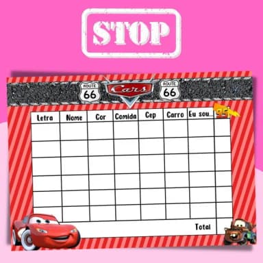 Jogo do Stop ( Conhecido Como Adedanha)