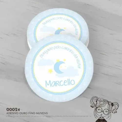 Adesivo Água Ouro Fino Nuvens - 00024