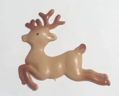 Rena de Natal de Acrílico Injetado - 6 Unidades