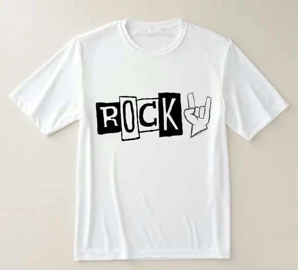Camiseta Rock Estampada Unissex Música e Atitude