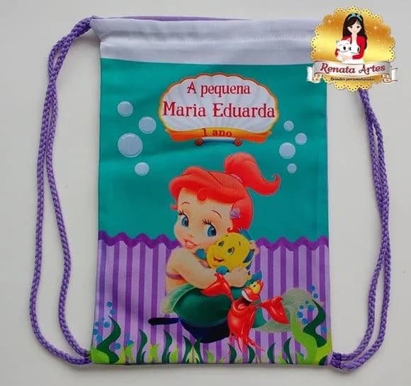 Mochila de Tecido Ariel Baby
