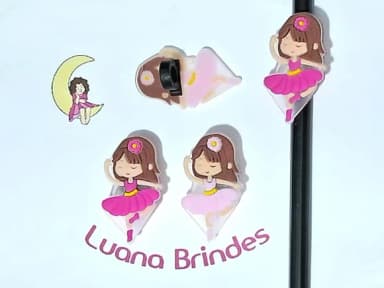 Lápis C/ponteira Bailarina Emborrachado Pacote com 6 Unidade